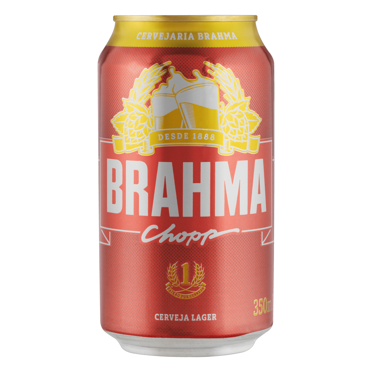 Cerveja lata brahma